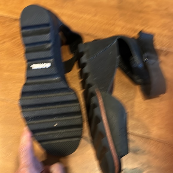 Sorel Joan of Arc Wedge Sandals Black 7.5 - Picture 6 of 6